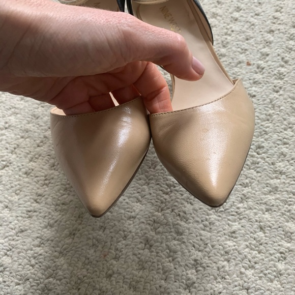 Nine West pumps ankle strap nude black gold - Picture 5 of 5